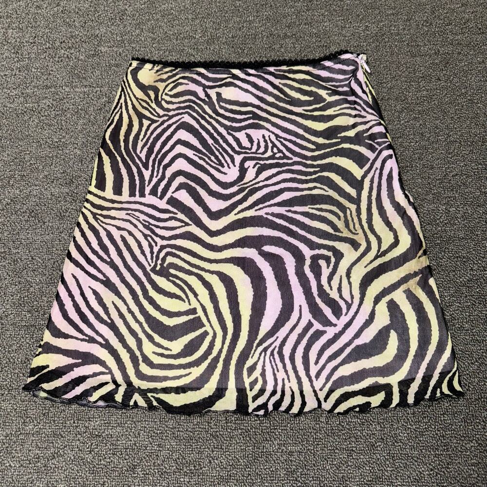 Princess Polly So Confident Mini Skirt Zebra Multicolor Women's 4‎ Festival
